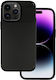 Vennus Carbon Elite Back Cover Σιλικόνης Μαύρο (iPhone 14 Pro Max)