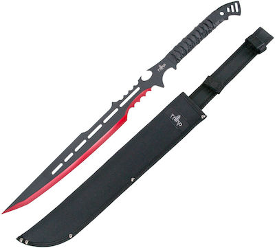 Amont Machete Black with Blade made of Stainless Steel in Sheath