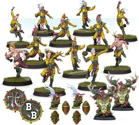 Games Workshop Blood Bowl Holz-Elf-Team Figur