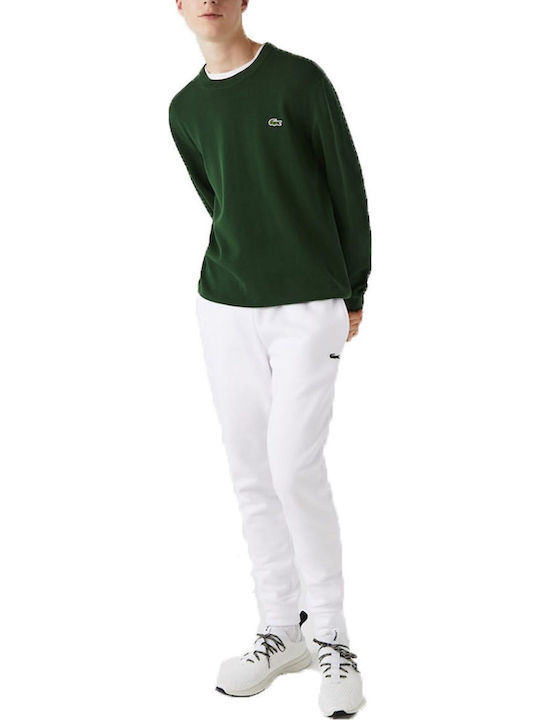 Lacoste Jogginghose mit Gummizug Weiß