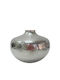 Zaros Zaros Dekorative Aluminium Vase Gebürstet Silber