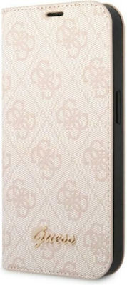 Guess 4G Metal Camera Outline Plastic Book Pink (iPhone 14 Pro)