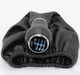 6 Shift Knob with Bubble for Volkswagen Golf 3/5 black