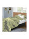 Homeline Sheet Set Single Cotton 3185 Haki 160x240cm 3pcs