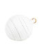 Wonder Sphere Hanging Ball Ornament Ornament Porcelain Ecru