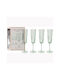 Laura Ashley Set Gläser Champagner aus Glas Mit Stiel 210ml 4Stück