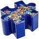 Aria Trade AT000031 Puzzle accessories Storage Cases Puzzle 6pcs in Blue Color 21.5x16.5x10.8 cm