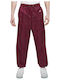 Sweatpants with Elastic Burgundy
