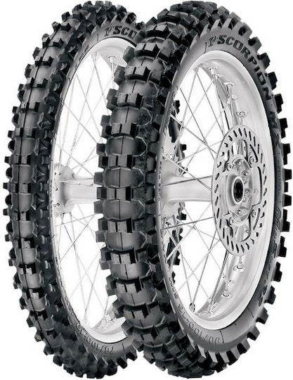 Pirelli Scorpion MX32 90/100-14 49M TT Motorradreifen Zurück Mittelweich