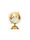 The Home Deco Factory Erde Globus mit Durchmesser 20.5cm. Gold