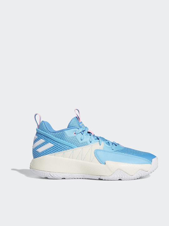 Dame Extply 2.0 inalti Pantofi de baschet Semnal Cian / Cloud White / Shock Cyan