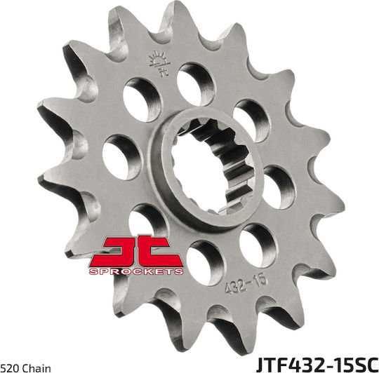 JT Sprockets Front Sprocket 15 Teeth for Suzuki DRZ 400S 00-12 / DR 200SE 96-10