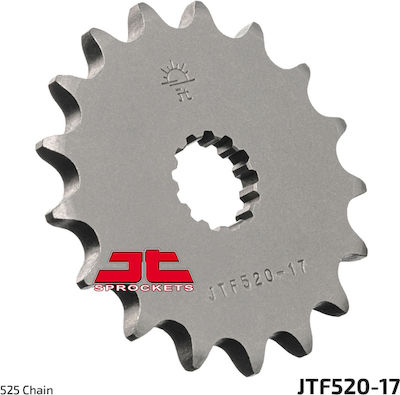 JT Sprockets Front Sprocket 17 Teeth for Suzuki DL 1000 V-STROM 10-16 / GSXR 750 00-10 / GSR 750 11-12