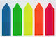 Officepoint Pointy 12 x 45mm 5 χρωμάτων (4x25 Φύλλα) Sticky Bookmark MAG-5564005-62