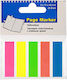 Officepoint 12 x 45mm 5 цвята (4x25 Листа) Разделители 5бр