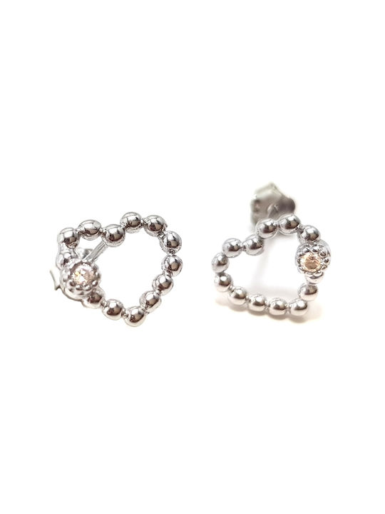 Silver earrings 925° Hearts