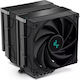 Deepcool AK620 Zero Dark Ψύκτρα Επεξεργαστή Διπλού Ανεμιστήρα για Socket AM4/AM5/1200/115x/1700