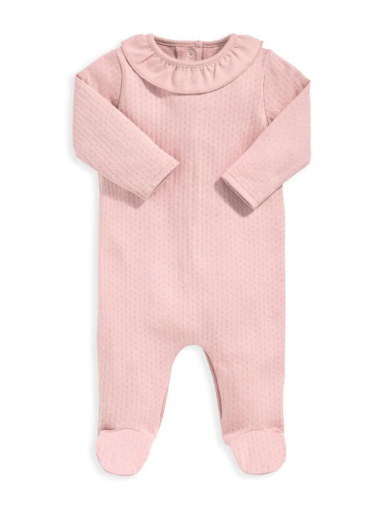 Mamas & Papas Baby Bodysuit Set Long-Sleeved Pink