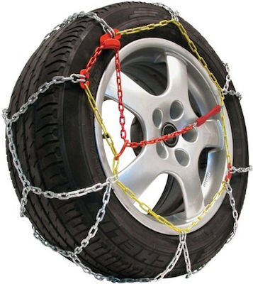 Snow Chain No 80 Αντιολισθητικές Αλυσίδες με Πάχος 12mm για Επιβατικό Αυτοκίνητο 2τμχ