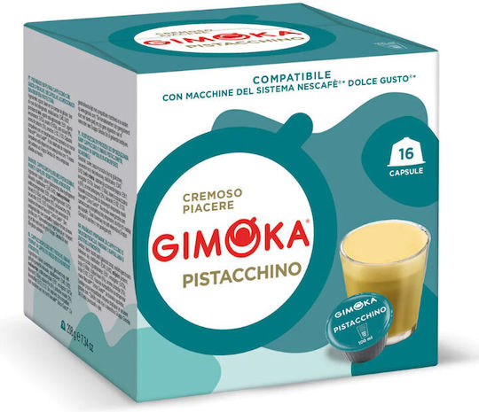 Gimoka Κάψουλες Espresso Pistacchino Pistacchino Συμβατές με Μηχανή Dolce Gusto 16caps