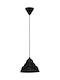Heronia Public/20 1L Pendant Light Black Bell with Socket E27 20x90cm