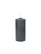 Iliadis Decorative Candle Gray 7x16cm 1pcs