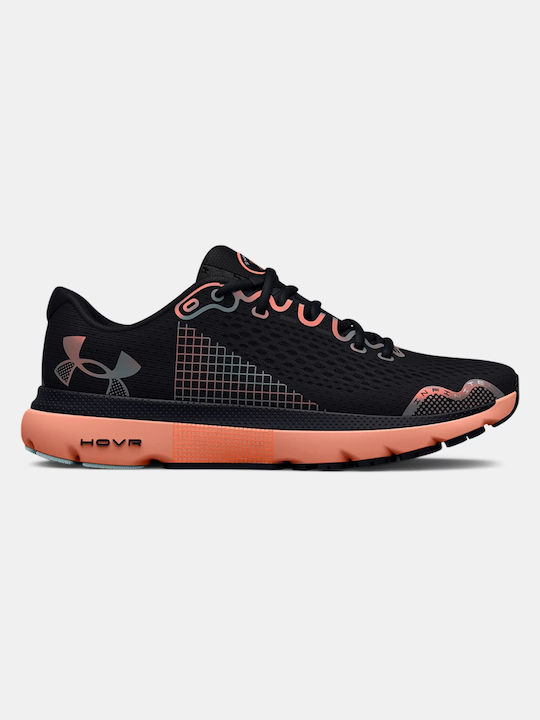 Under Armour HOVR Infinite 4 DSD Ανδρικά Αθλητικά Παπούτσια Running Black / Lunar Coral
