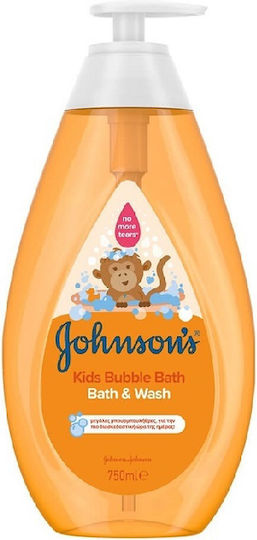 Johnson & Johnson Παιδικό Αφρόλουτρο Bubble Bath & Wash σε Μορφή Gel 750ml
