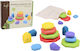Joueco Stacking Toy Balance Rocks for 36++ Months