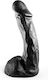 All Black Fisting Dildo Realistisches Dildo mit Hoden Black 13cm