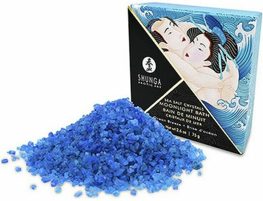 Shunga Sea Salt Crystals Moonlight Bath Bath Salts with Scent Ocean Breeze 75gr