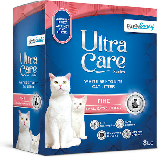 Bentysandy Ultra Care Άμμος Γάτας Μπετονίτης Ψιλόκοκκη 8lt