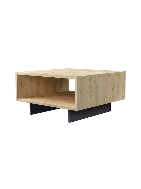 Hola Square Wooden Coffee Table Natural L60xW60...