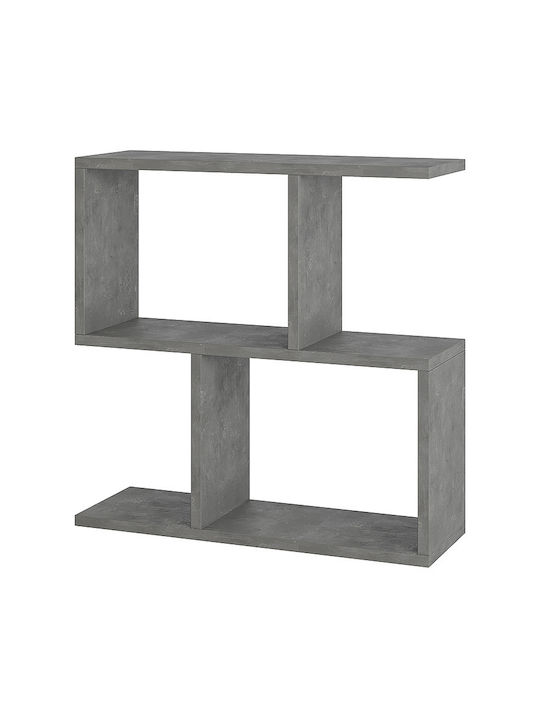Homemania Rectangular Wooden Side Table Γκρι L60xW20xH60cm