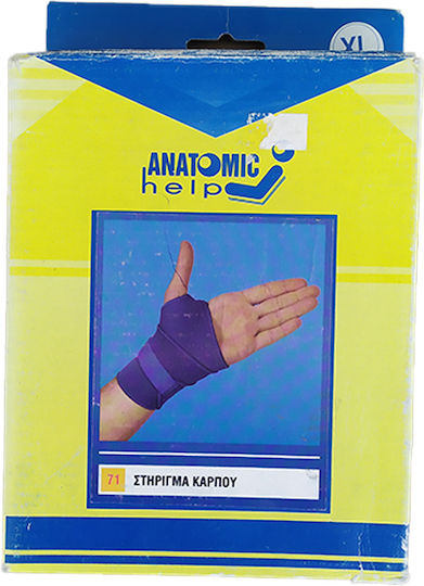 Anatomic Help 0071 Wrist Brace with Thumb and Straps in Blue Color 0071