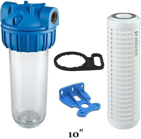 Atlas Filtri Central Supply Water Filter System 3P AFO SX Senior Plus , 3/4'' Inlet/Outlet, with 10" Replacement Filter Atlas Filtri RL 10 SX 50mcr