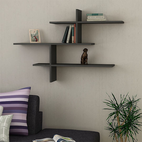 Hermes Wall Shelf Anthracite 123x22x80cm GP037-0025 1