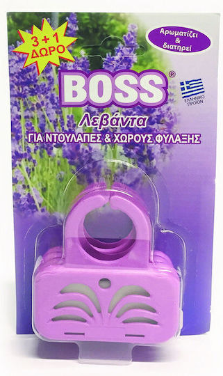 Boss Αρωματικό Ντουλάπας με Άρωμα Λεβάντα 0009656 4τμχ