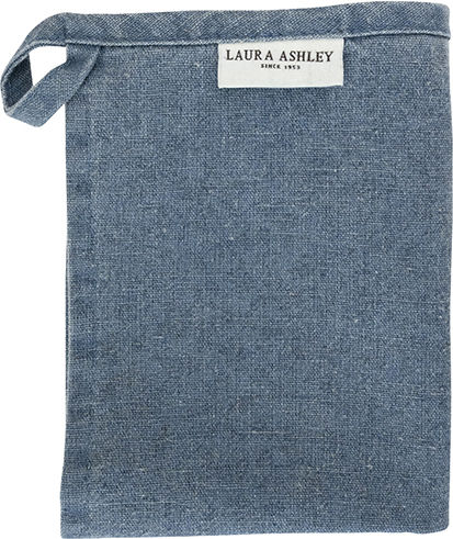 Laura Ashley Wild Clematis Towel from 100% Cotton in Blue Color 70x50cm Laura Ashley Wild Clematis Towel from 100% Cotton in Blue Color 70x50cm