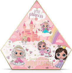 Accentra Little Princess Advent Calendar Σετ Περιποίησης για Ενυδάτωση & Καθαρισμό Σώματος με Αφρόλουτρο , Κρέμα Χεριών , Σαπούνι & Lip Balm