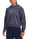 Under Armour Essential Script Women's Hooded Sweatshirt Navy Blue