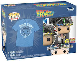 Funko Pop! Tees Movies: Back to the Future - Doc with Helmet (M)