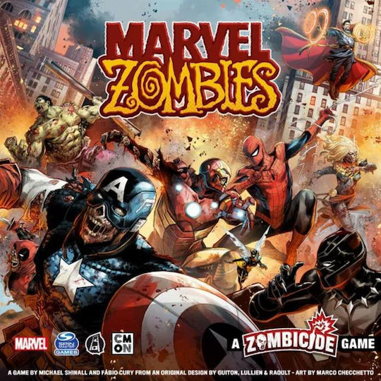 Board Game Marvel Zombies: A Zombicide for 1-6 Players 14+ Years Old (EN) Cool Mini Or Not