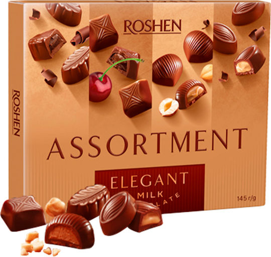 Roshen Σοκολατάκια Γάλακτος Assortment 145gr