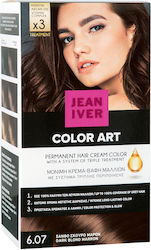 Jean Iver Color Art Боя За Коса N.6.07 Тъмно Ру...