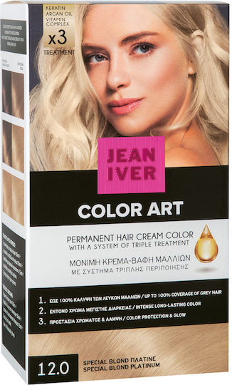 Jean Iver Color Art Hair Dye 12.0 Special Blonde Platinum 50ml