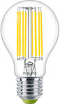 Philips LED Lampen für Fassung E27 und Form A60 Naturweiß 840lm 1Stück