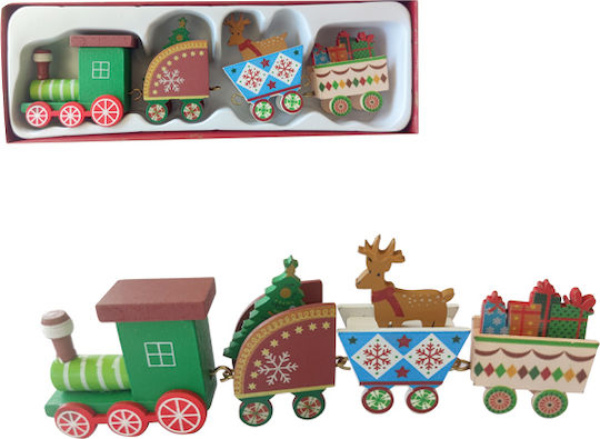 AGC Christmas Wooden Figure Train Length 6cm