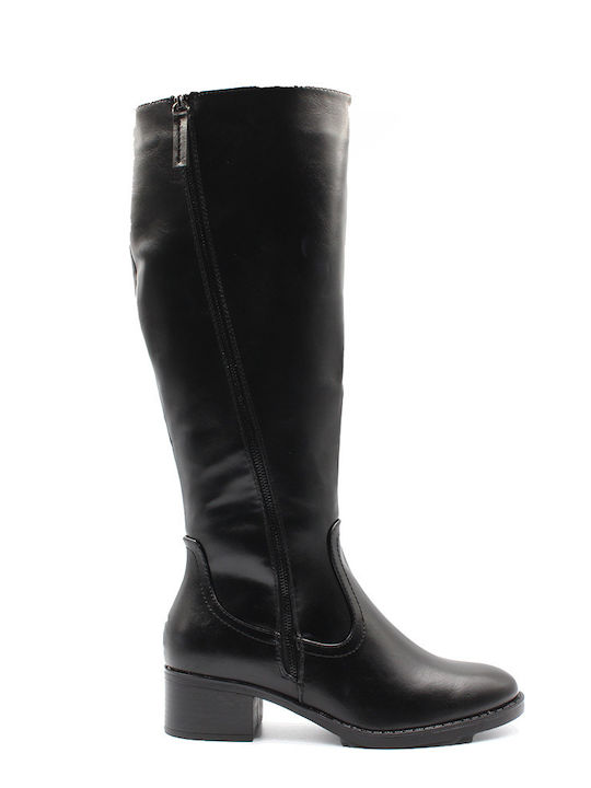 Envie Shoes Leather Women's Boots Black