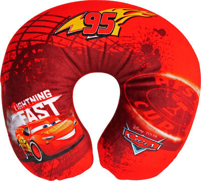 Baby Travel Pillow Cars McQueen Red